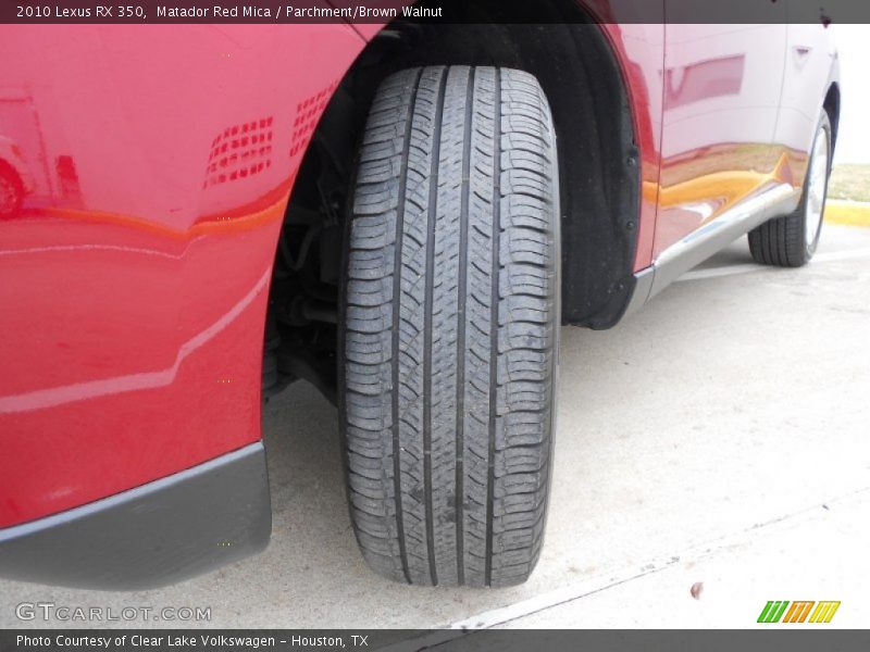 Matador Red Mica / Parchment/Brown Walnut 2010 Lexus RX 350