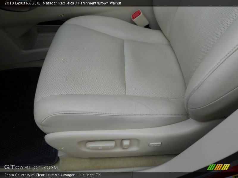Matador Red Mica / Parchment/Brown Walnut 2010 Lexus RX 350