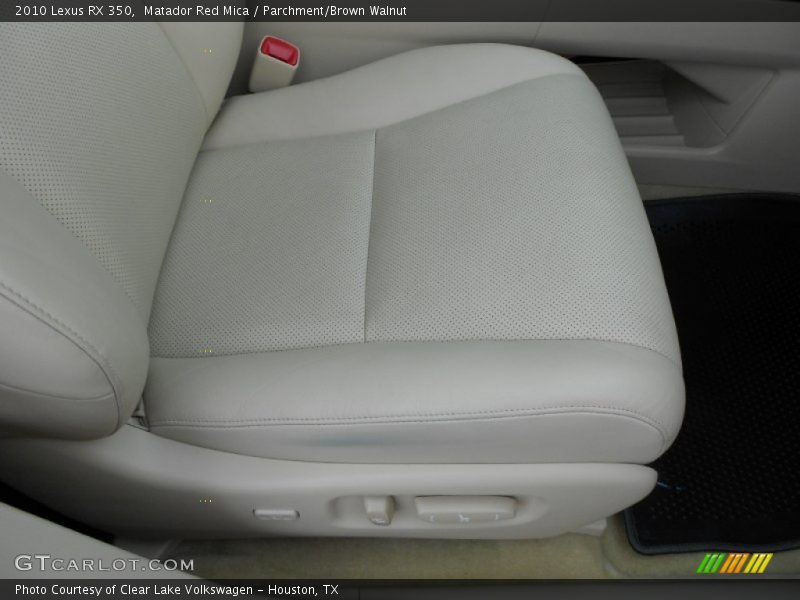 Matador Red Mica / Parchment/Brown Walnut 2010 Lexus RX 350