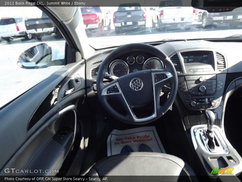 Summit White / Ebony 2011 Buick Regal CXL