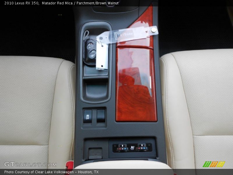 Matador Red Mica / Parchment/Brown Walnut 2010 Lexus RX 350