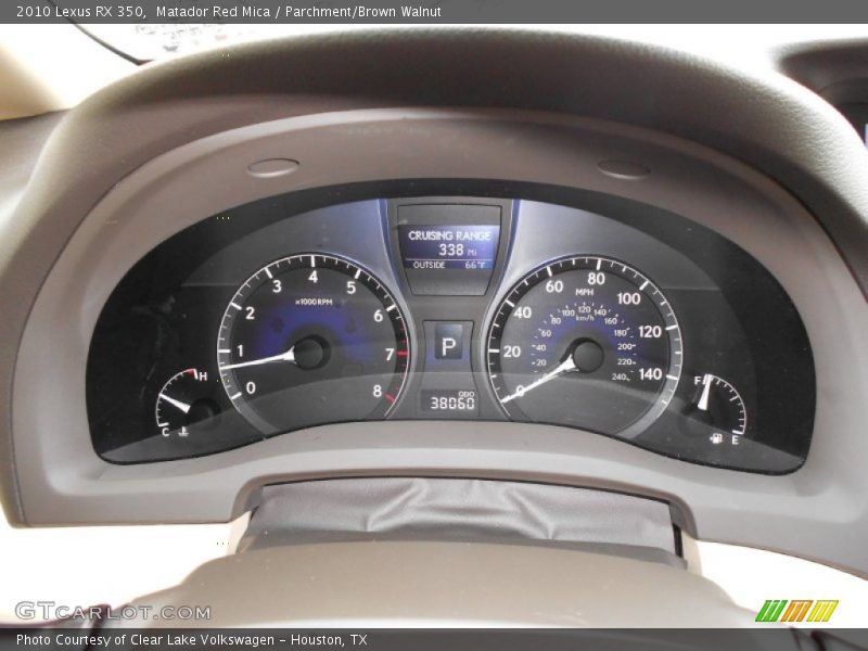  2010 RX 350 350 Gauges
