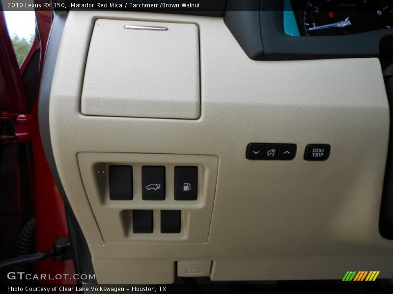 Matador Red Mica / Parchment/Brown Walnut 2010 Lexus RX 350