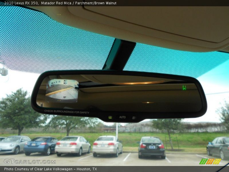 Matador Red Mica / Parchment/Brown Walnut 2010 Lexus RX 350
