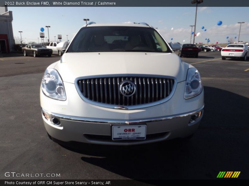 White Diamond Tricoat / Cashmere 2012 Buick Enclave FWD