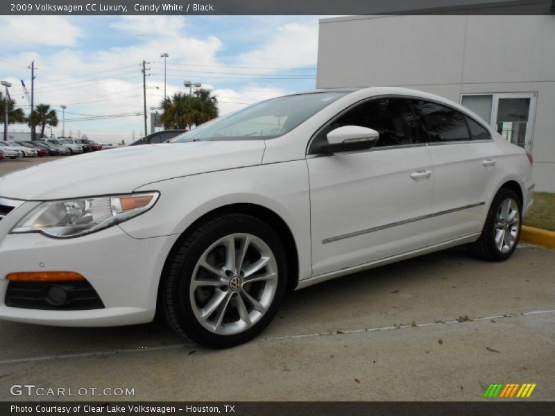 Candy White / Black 2009 Volkswagen CC Luxury