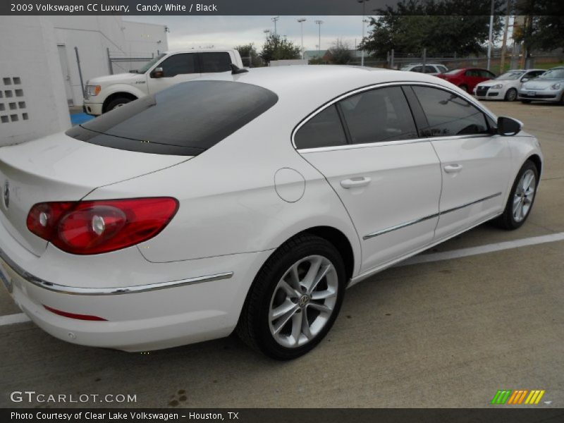 Candy White / Black 2009 Volkswagen CC Luxury