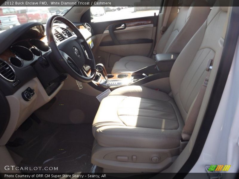 White Diamond Tricoat / Cashmere 2012 Buick Enclave FWD