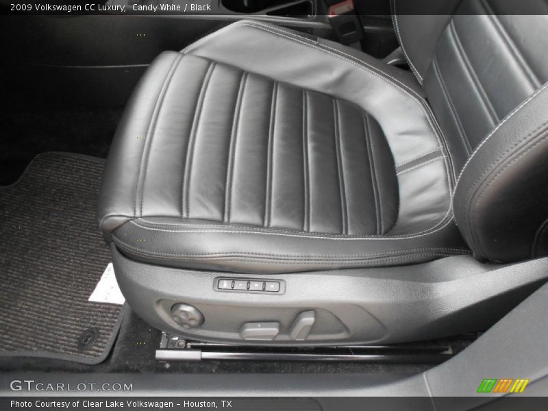 Candy White / Black 2009 Volkswagen CC Luxury