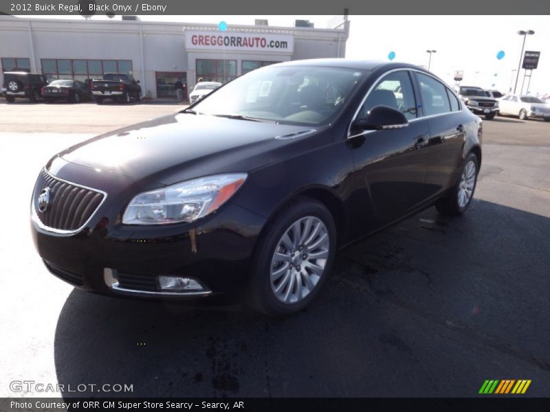 Black Onyx / Ebony 2012 Buick Regal