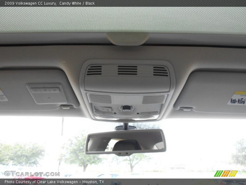 Candy White / Black 2009 Volkswagen CC Luxury