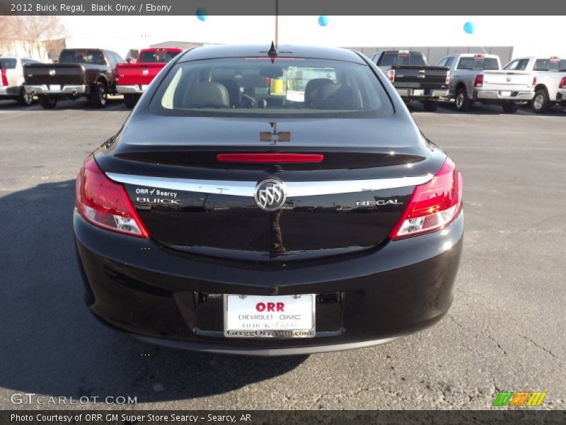 Black Onyx / Ebony 2012 Buick Regal