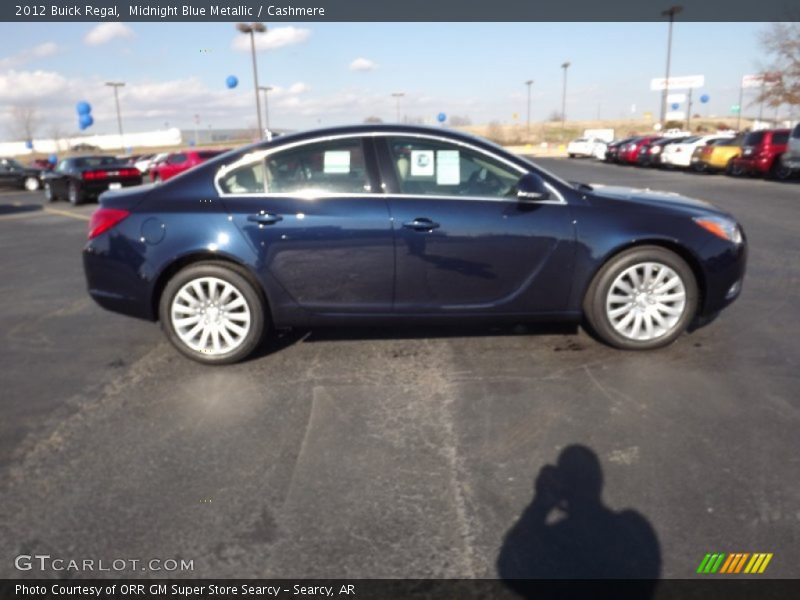 Midnight Blue Metallic / Cashmere 2012 Buick Regal