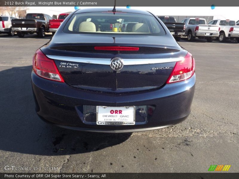 Midnight Blue Metallic / Cashmere 2012 Buick Regal