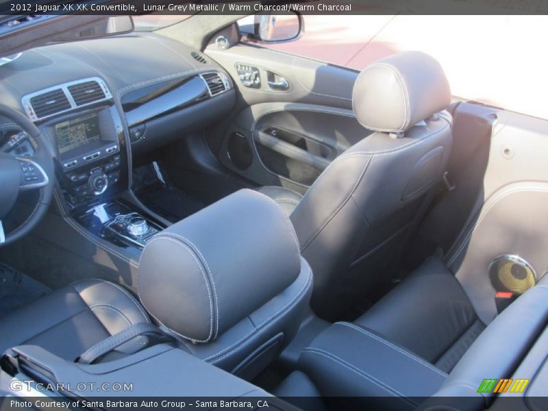 Lunar Grey Metallic / Warm Charcoal/Warm Charcoal 2012 Jaguar XK XK Convertible