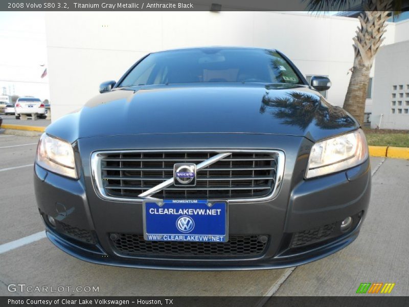 Titanium Gray Metallic / Anthracite Black 2008 Volvo S80 3.2