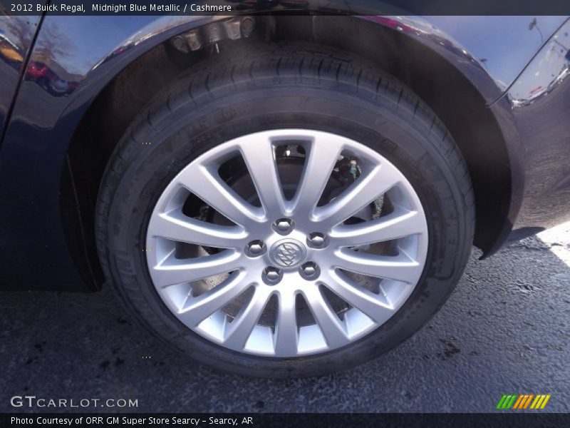 Midnight Blue Metallic / Cashmere 2012 Buick Regal
