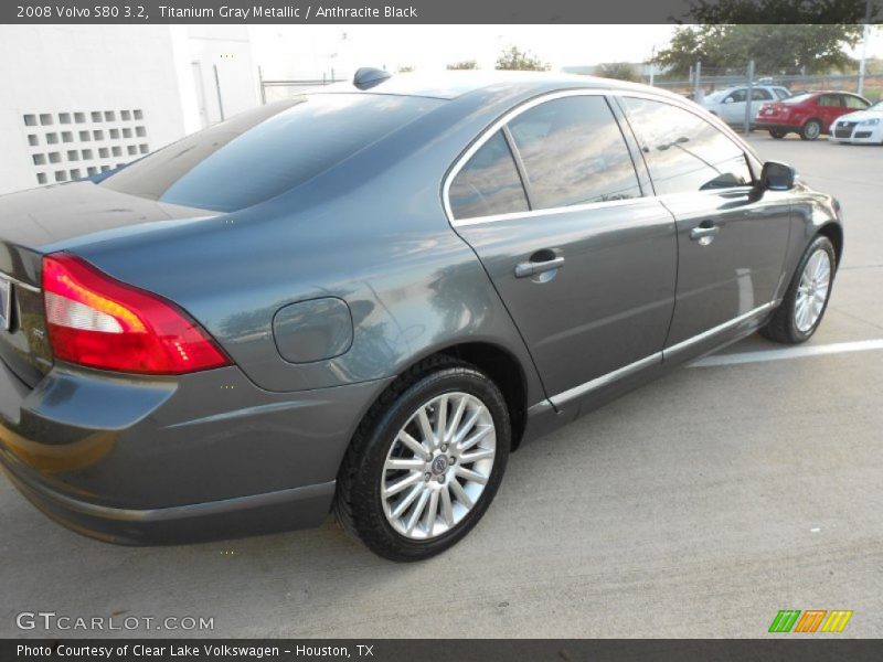 Titanium Gray Metallic / Anthracite Black 2008 Volvo S80 3.2