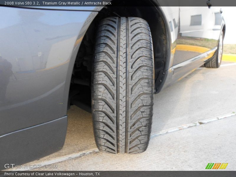 Titanium Gray Metallic / Anthracite Black 2008 Volvo S80 3.2