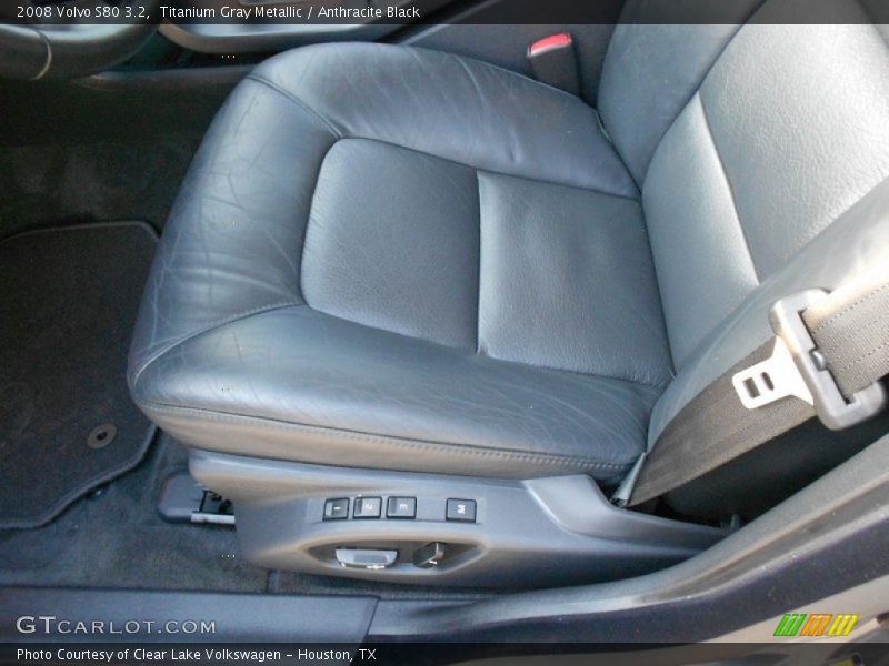Titanium Gray Metallic / Anthracite Black 2008 Volvo S80 3.2