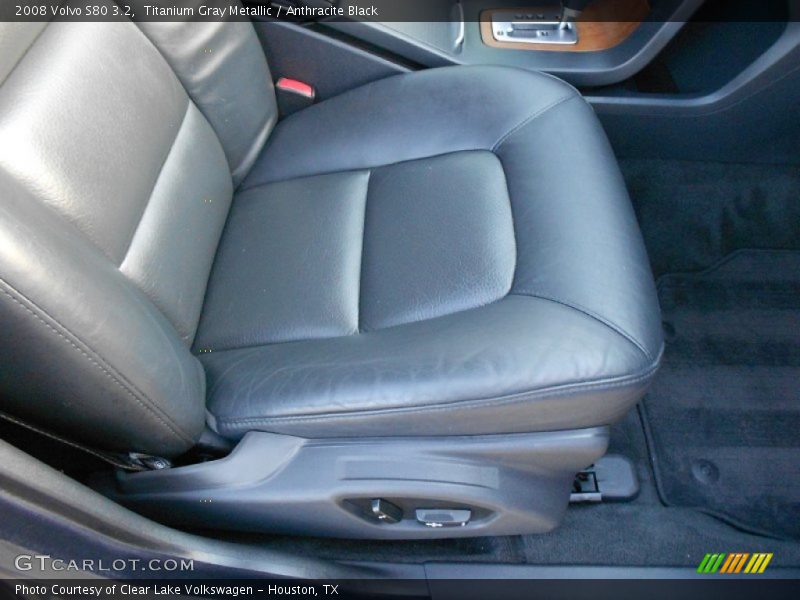 Titanium Gray Metallic / Anthracite Black 2008 Volvo S80 3.2