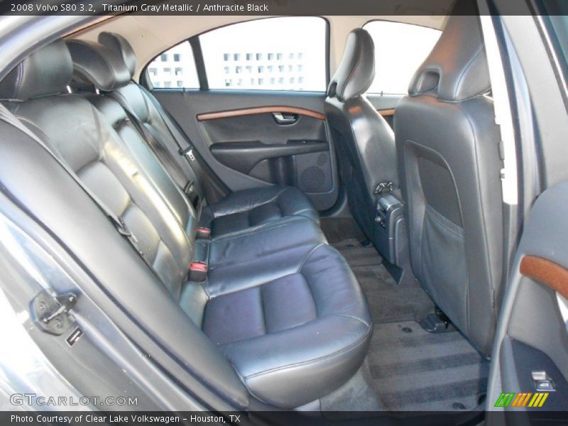 Titanium Gray Metallic / Anthracite Black 2008 Volvo S80 3.2