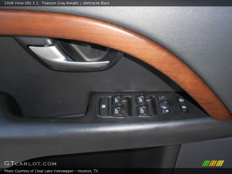 Titanium Gray Metallic / Anthracite Black 2008 Volvo S80 3.2