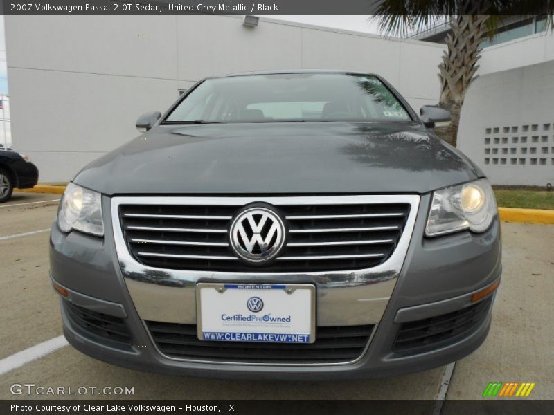 United Grey Metallic / Black 2007 Volkswagen Passat 2.0T Sedan