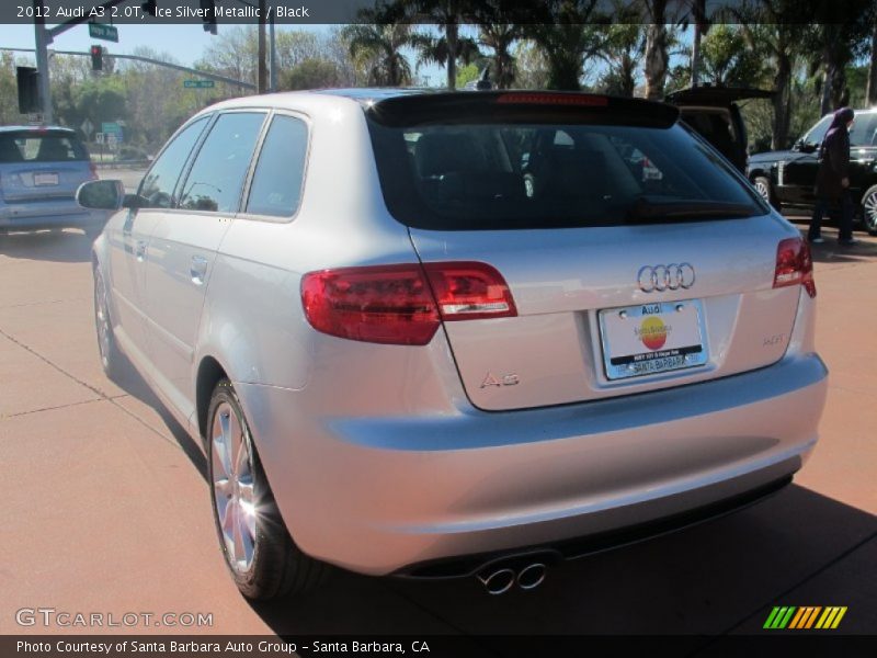 Ice Silver Metallic / Black 2012 Audi A3 2.0T