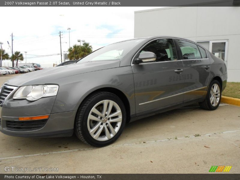 United Grey Metallic / Black 2007 Volkswagen Passat 2.0T Sedan