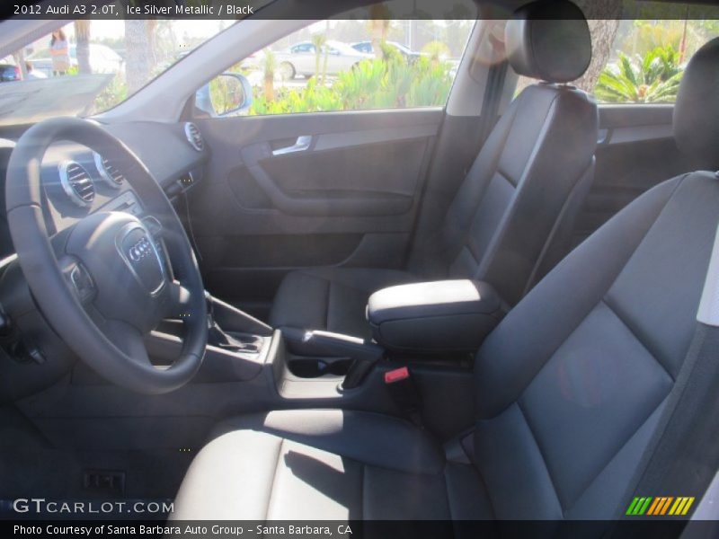 Ice Silver Metallic / Black 2012 Audi A3 2.0T