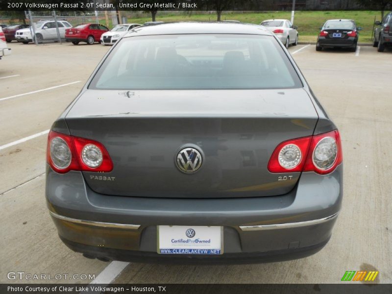 United Grey Metallic / Black 2007 Volkswagen Passat 2.0T Sedan