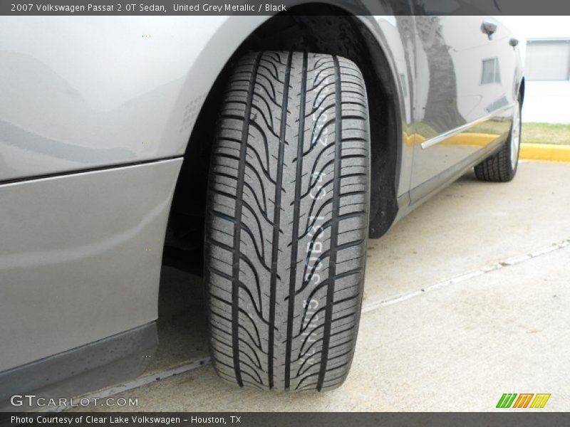 United Grey Metallic / Black 2007 Volkswagen Passat 2.0T Sedan