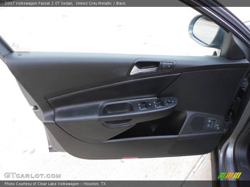United Grey Metallic / Black 2007 Volkswagen Passat 2.0T Sedan