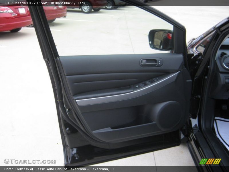 Brilliant Black / Black 2012 Mazda CX-7 i Sport