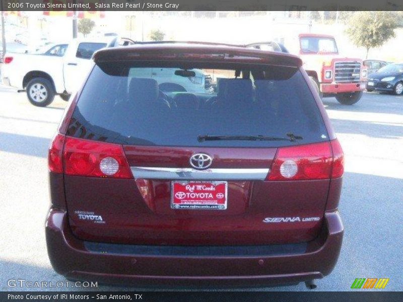 Salsa Red Pearl / Stone Gray 2006 Toyota Sienna Limited