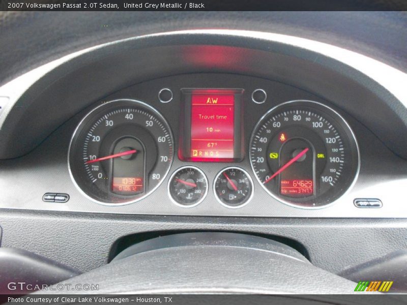 United Grey Metallic / Black 2007 Volkswagen Passat 2.0T Sedan