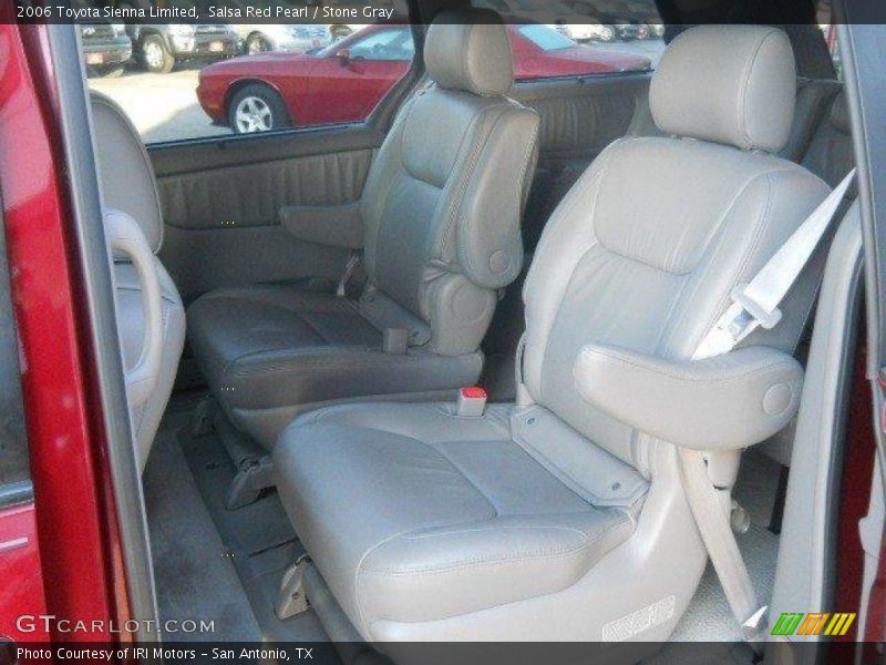 Salsa Red Pearl / Stone Gray 2006 Toyota Sienna Limited