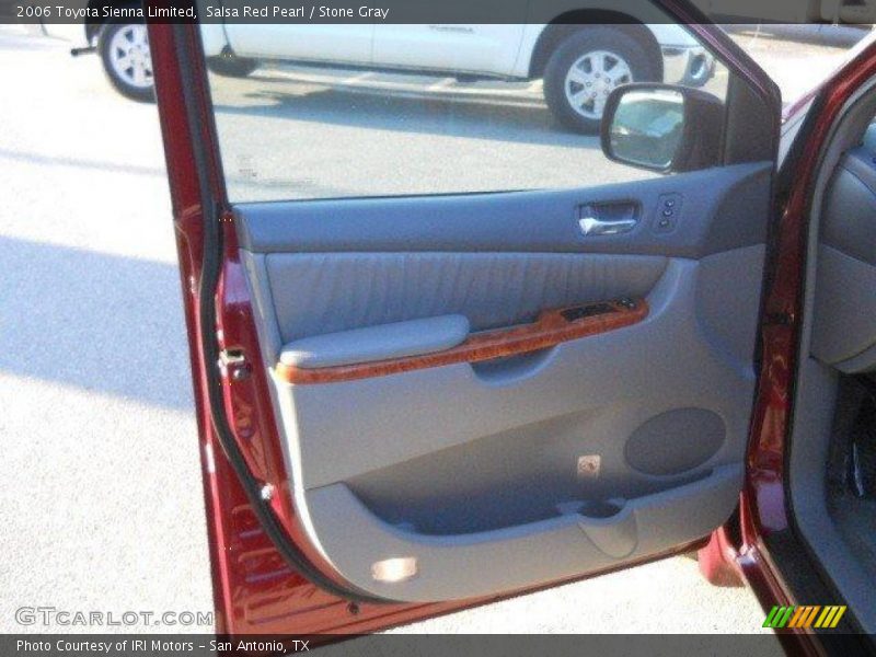 Salsa Red Pearl / Stone Gray 2006 Toyota Sienna Limited