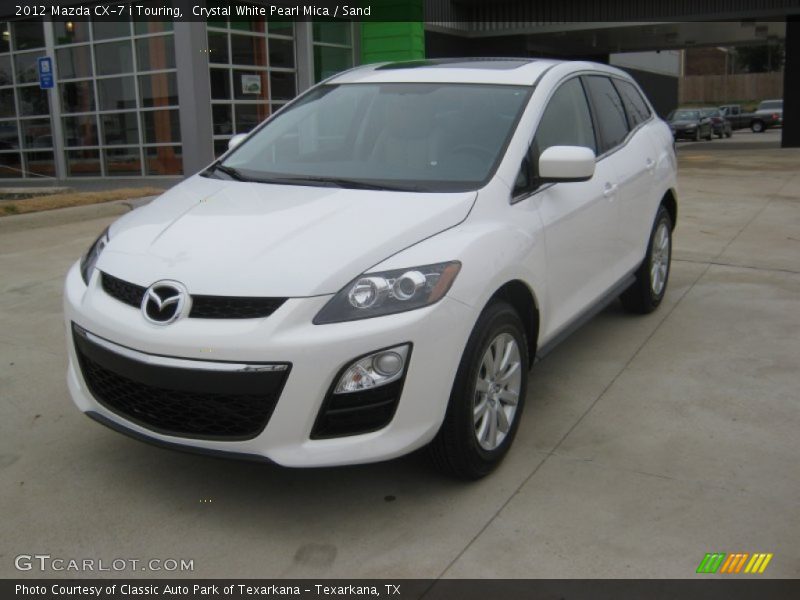 Crystal White Pearl Mica / Sand 2012 Mazda CX-7 i Touring