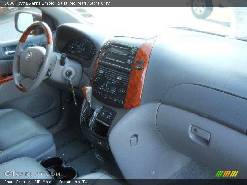Salsa Red Pearl / Stone Gray 2006 Toyota Sienna Limited