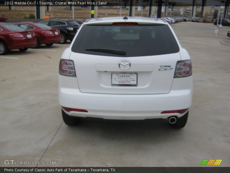 Crystal White Pearl Mica / Sand 2012 Mazda CX-7 i Touring