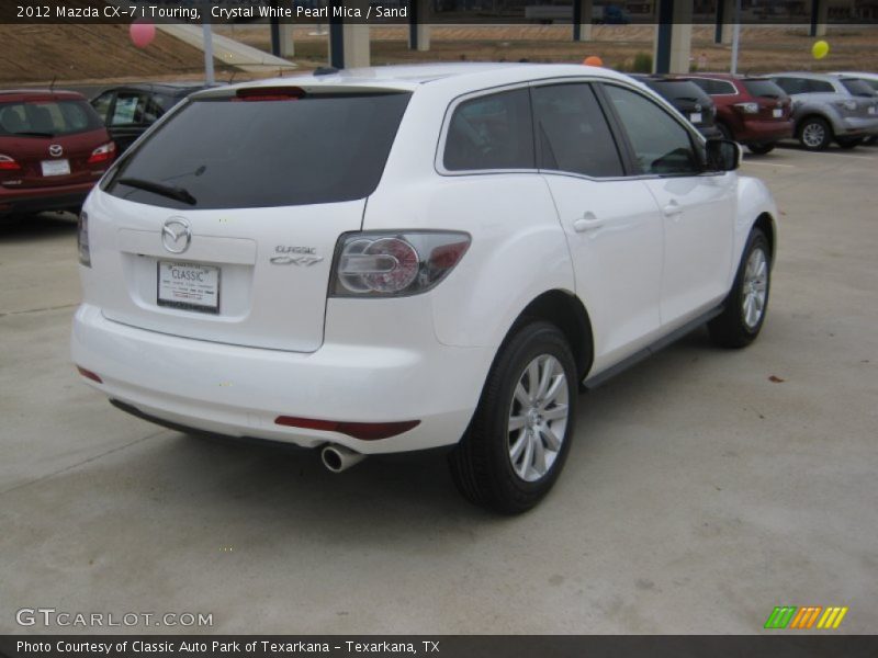 Crystal White Pearl Mica / Sand 2012 Mazda CX-7 i Touring