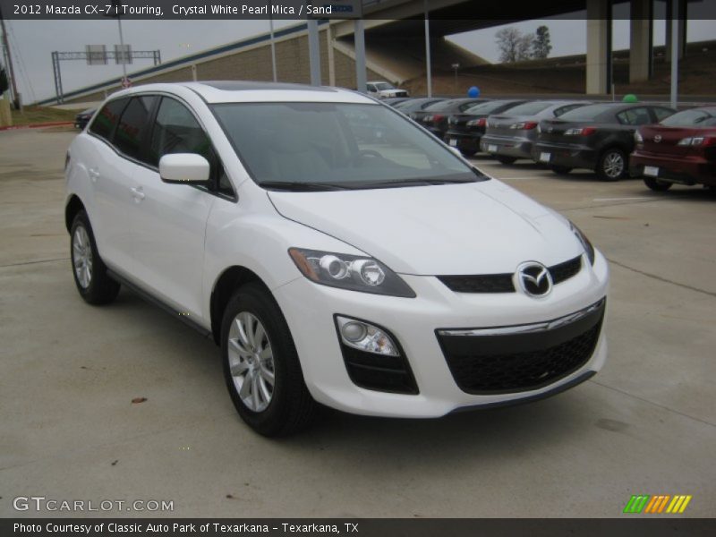 Crystal White Pearl Mica / Sand 2012 Mazda CX-7 i Touring