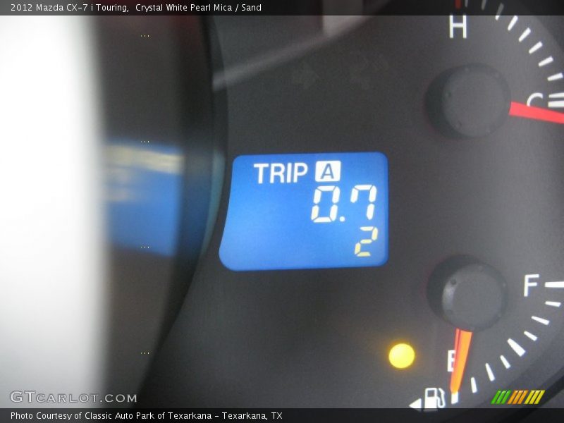 Crystal White Pearl Mica / Sand 2012 Mazda CX-7 i Touring