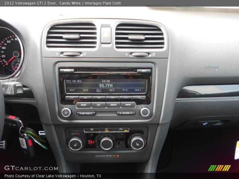 Controls of 2012 GTI 2 Door