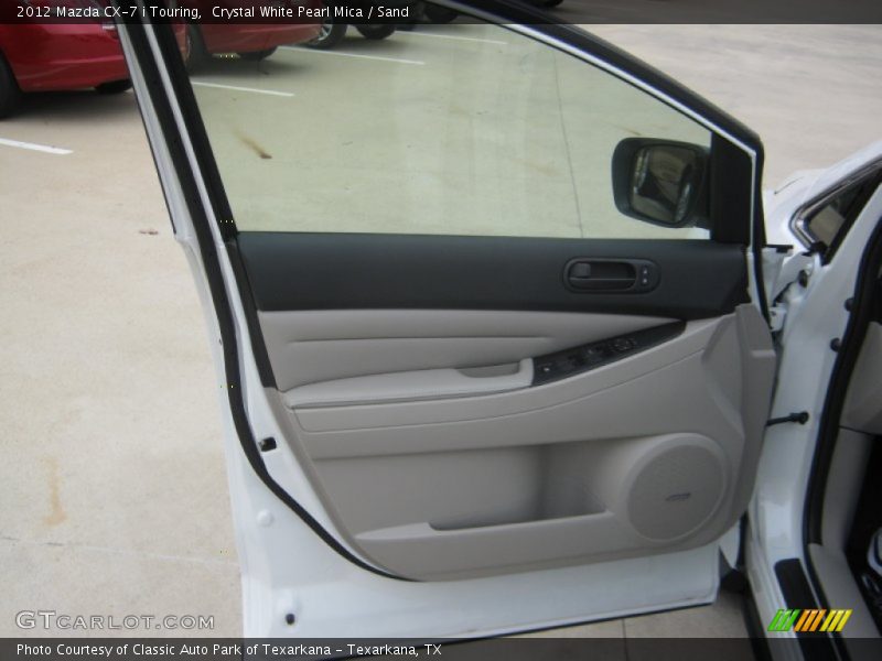 Crystal White Pearl Mica / Sand 2012 Mazda CX-7 i Touring