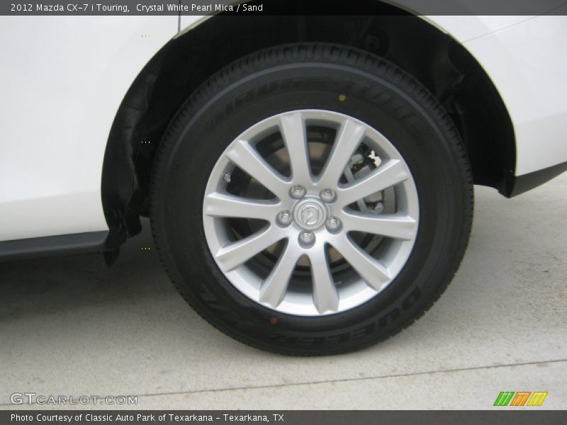 Crystal White Pearl Mica / Sand 2012 Mazda CX-7 i Touring
