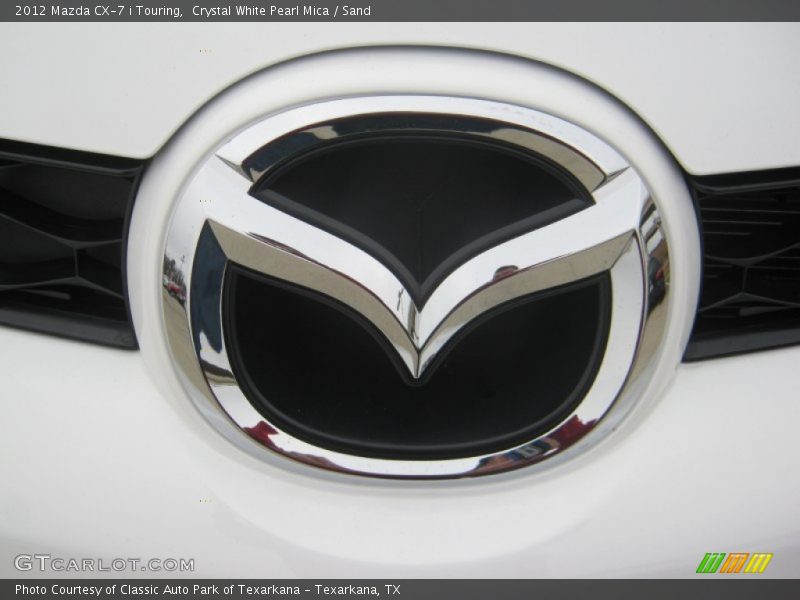 Crystal White Pearl Mica / Sand 2012 Mazda CX-7 i Touring