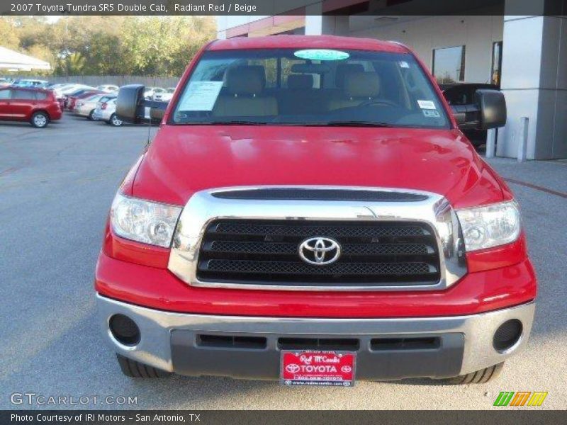 Radiant Red / Beige 2007 Toyota Tundra SR5 Double Cab